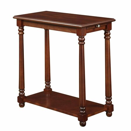 CONVENIENCE CONCEPTS French Country Regent End Table, Brown - Mahogany HI212429